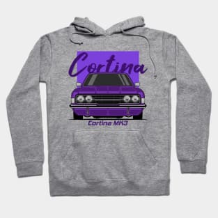 Front Purple Cortina MK3 Classic Hoodie